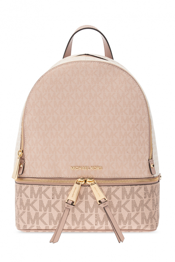 Michael michael kors rhea medium embellished leather backpack hot sale